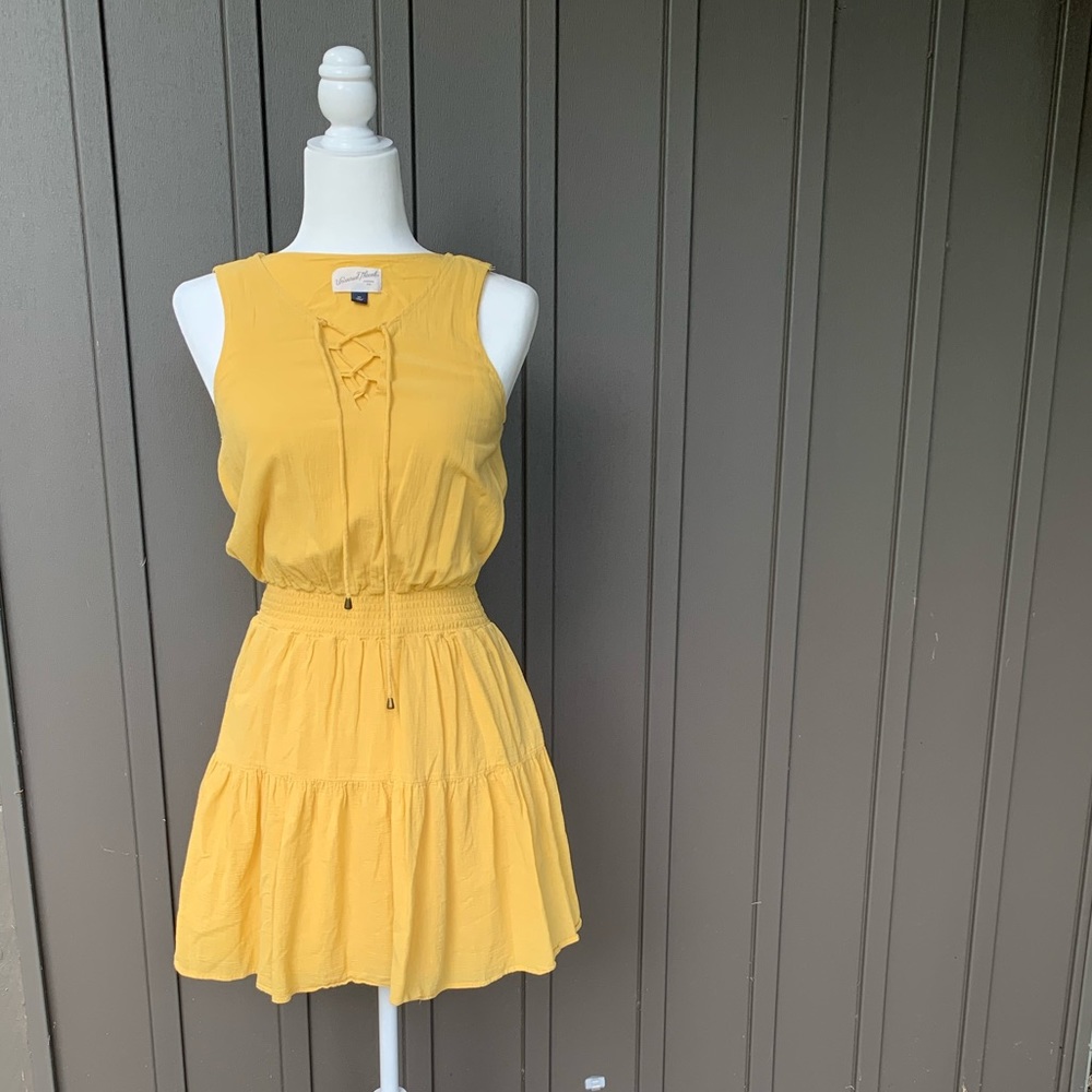 Yellow Mini Dress